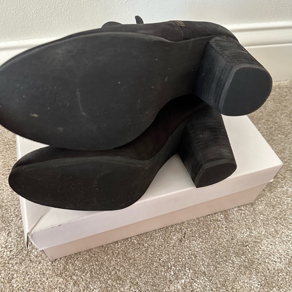 Nordstrom BP ‘Trolley’ Black Leather Ankle Booties (like new) - Picture 3 of 5